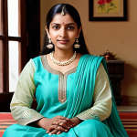 펄 목걸이와 귀걸이 세트 추천 - **

"A woman with South Asian features, wearing a classic pearl necklace and stud earrings, fully cl...