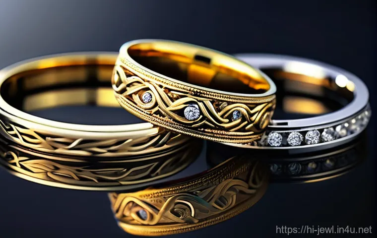 화이트골드와 로즈골드 조합 팁 - Here are three image generation prompts in English, designed to be detailed and adhere to all safety...