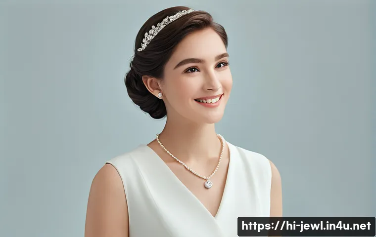 티파니 노트 목걸이 리뷰 - **Prompt 1: Elegant Simplicity**
    "A sophisticated and confident woman in her late 20s to early 3...